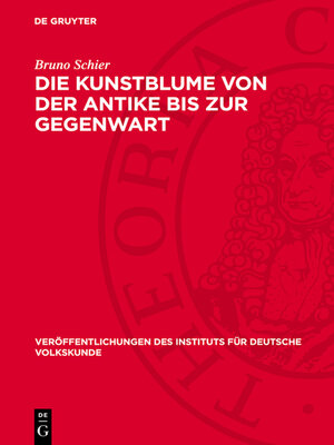 cover image of Die Kunstblume von der Antike bis zur Gegenwart